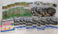 New - Large Lot HAPPY BIRTHDAY Banners . Star Wars , Minecraft , Costomizable Banner & Decorating Kit