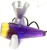 Neat Motion & Glitter Purple & Yellow Lava Lamp Model 2125 [Needs 25W Bulb, Unable to Test) 14.25" Tall - 2