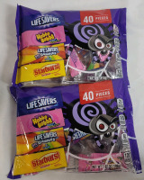 New - 80pcs. Life Savers , Hubba Bubba , Star Burst & Life Savers Gummies . Best Before 02 / 2025