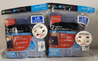 New - Hanes Large Boxer Briefs . 4prs , 36"-38" Large