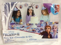 New Disney FROZEN II 76 Piece Party Kit