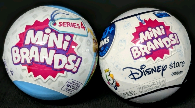 New ZURU 5 Surprise Disney Mini Brands - Disney Store Edition & Mini Brands Series 4