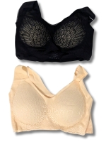 2 New Size Small/Med* NULALIFT Lightly Padded Bralettes | Bottom 10" - 15"