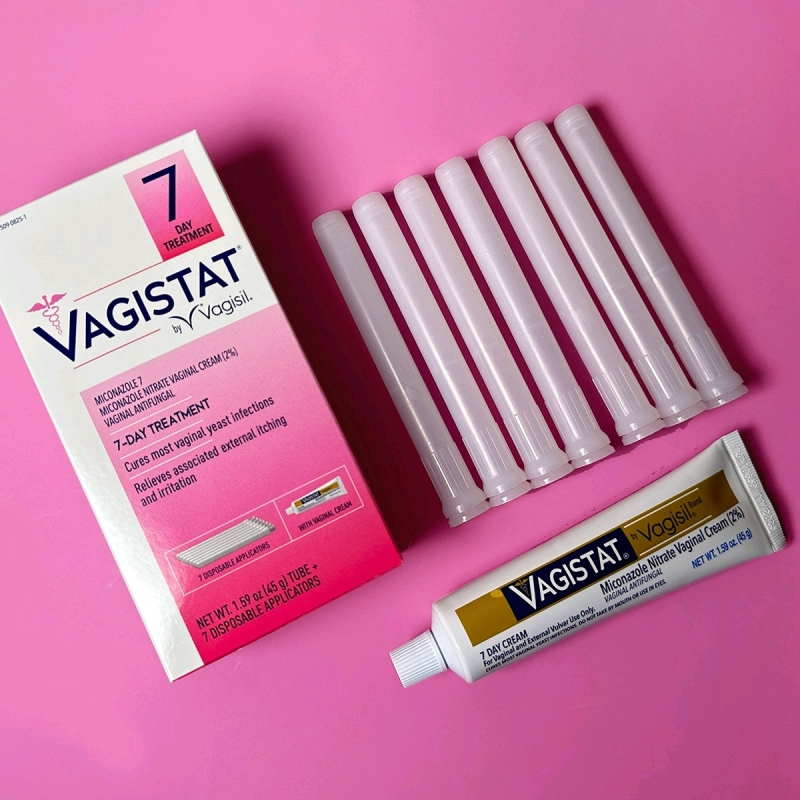 New VAGISTAT by Vagisil 7-Day Treatment for Yeast Infections - 45g + 7 Disposable Applicators | EXP 11/2025