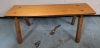 Live Edge Wooden Foyer Bench