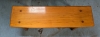 Live Edge Wooden Foyer Bench - 2