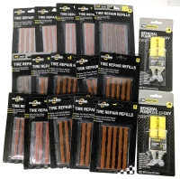 15 New Tire Repair Refills 5-Packs + 2 General Purpose 5-Minute Epoxy 12ml ea