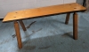 Live Edge Wooden Foyer Bench - 4