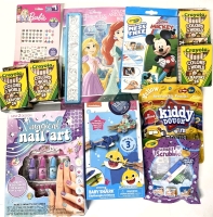 New Arts & Crafts : 4x Crayola 24-Pack Colors of the World, Disney Princess Color Activity Book, Magical Nail Art, Barbie Nail Stickers +
