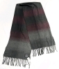New LONDON FOG Burgundy Scarf Made in Germany - 12" x 65" Long