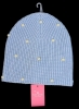 New O/S KATE SPADE Pearl Beanie : Ocean Fog - Retails $89!