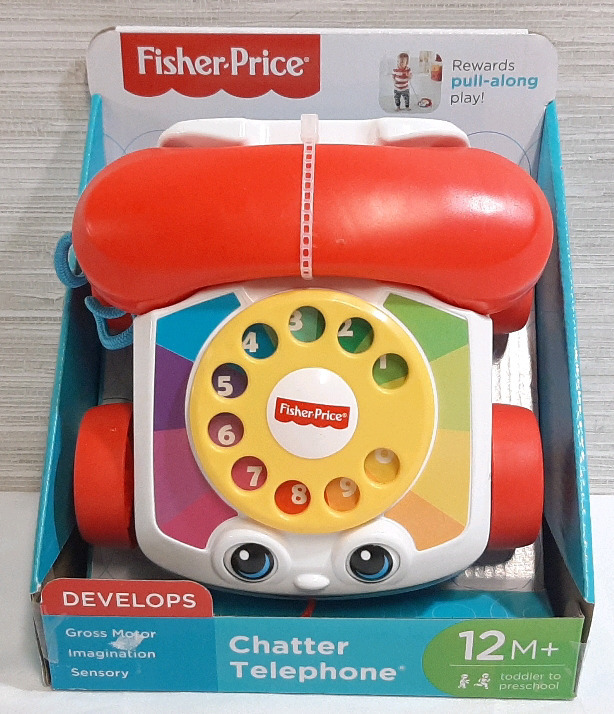New Fisher-Price Chatter Telephone Pull Toy