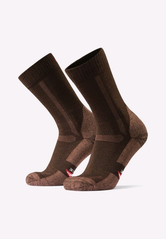 New Danish Endurance Classic Merino Hiking Socks (1 Pair: Oak Brown) Men's Size: 9.5-12.5