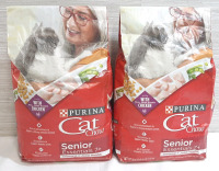 2 New Bags of Purina CatChow For Senior Cats (50.4oz)