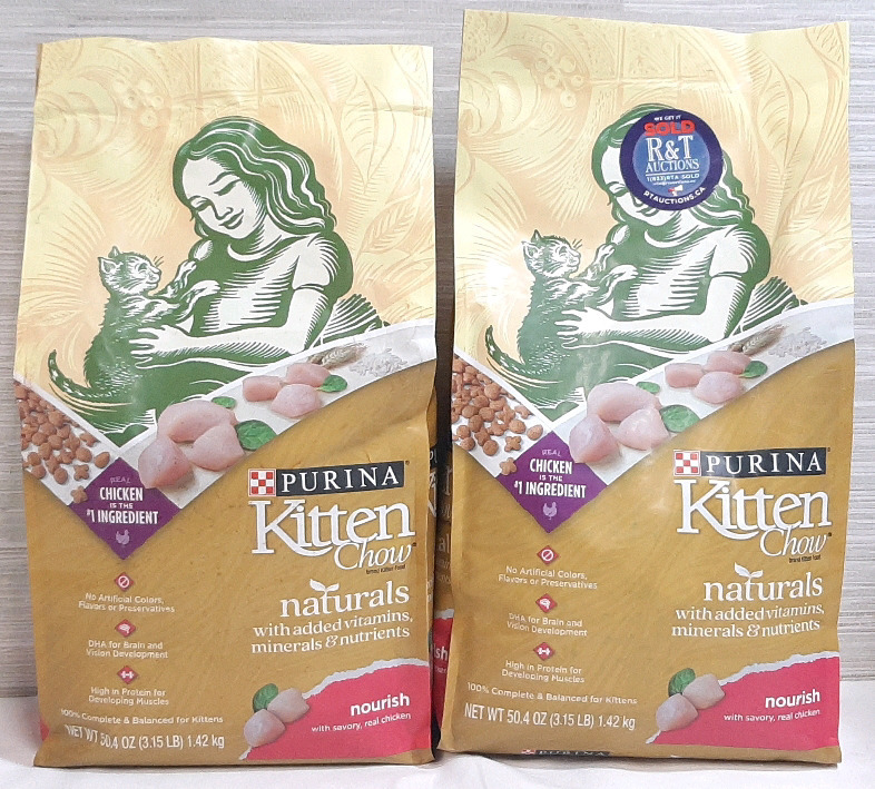 2 New Bags of Purina Kitten Chow (50.4oz)