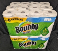 6 New: Packs of 4 Bounty Paper Towel Rolls - 90 2-Ply Sheets Per Roll - 14.9m^2