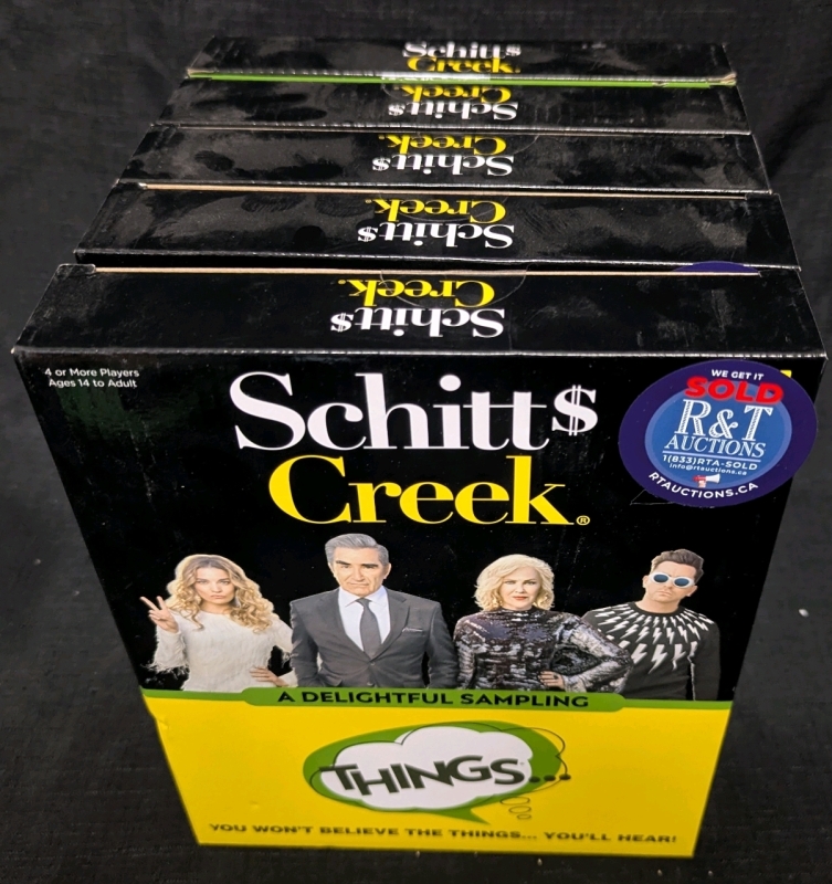 5 New: Schitts Creek 4 or More Players Card Game - A Delightful Sampling