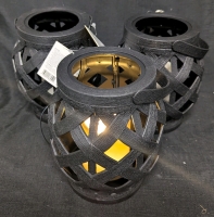 3 New: LED Table Lantern - 6.5" Tall - Batteries not Included