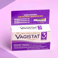 New VAGISTAT by Vagisil 3 Day Treatment for Vaginal Yeast Infections | 3 Suppositories 2.5g ea + 9g Tube | EXP 02/2026