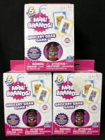 3 New Zuru 5-Surprise MINI BRANDS Grocery Grab Game with Collectable Mini