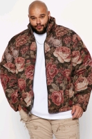 New Medium Men's Novamen All Around Tapestry Puffer Jacket. Retails for $89.