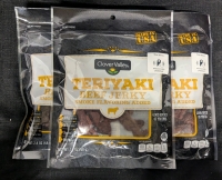 3 New: Clover Valley Teriyaki Beef Jerky - 68g Per Pack - Best Before 30 June 2026