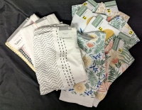 New Kitchen Decor/Towels. 1 Table Cloth (54" by 70"), 4 Placemats (13" by 19") and 7" Kitchen Towels (14" by 24")