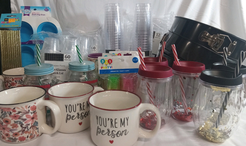 Over 100Pcs New | Cups, Pans and Mugs Lot | Largest Item Measures 3x10"