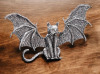 Detailed Bat Cat Brooch <br/>2.5 x 4 Inch Approximate - 3