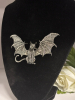 Detailed Bat Cat Brooch <br/>2.5 x 4 Inch Approximate - 4