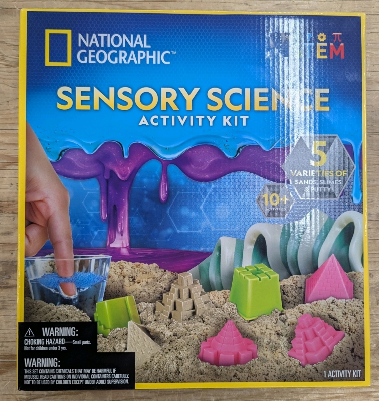 New: National Geographic Sensory Science Activity Kit For Kids Over 3