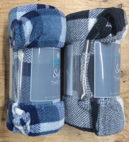2 New: Soft Throws - 50" x 60"