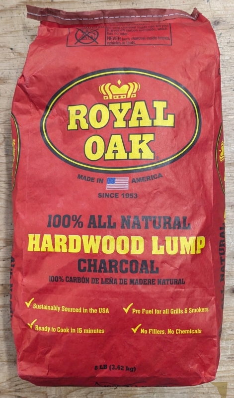 New: Royal Oak Hardwood Lump Charcoal - 3.62kg