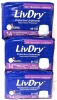 3 New Packs Size XL Unisex LIVDRY Disposable Underwear + 14 Per Pack | For 48" - 64" Hips