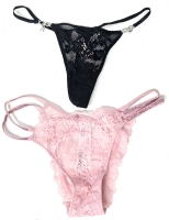 2 New Size Small VICTORIA'S SECRET Lace Thong Underwear
