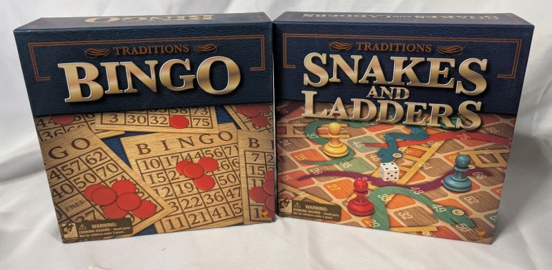 New Traditions Snakes and Ladders & Bingo