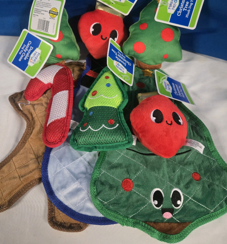 9 New | Assorted Plush Dog Toys Lot