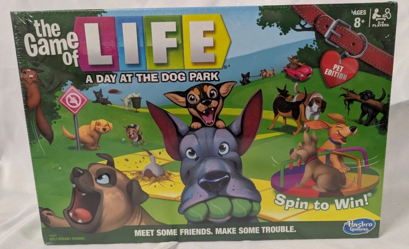 New "The Game of Life: A Day at the Dog Park" Board Game