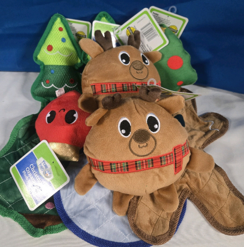 9 New | Assorted Plush Dog Toys Lot