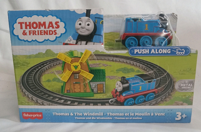 New | Fisher Price Thomas & Friends Push Along Metal Engine