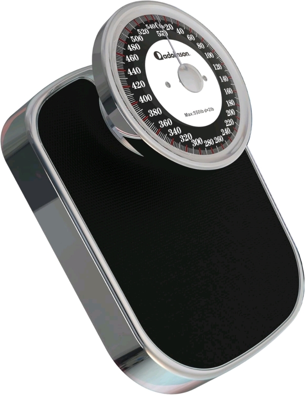 New Adamson A28 KG Scale with Anti-Skid Rubber Surface & Extra Large Numbers Max 250kg / 550lb | Retails $54
