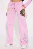 New Women's Size XS Fashionnova Ed Hardy Tiger Roar Pant. Retails for $59
