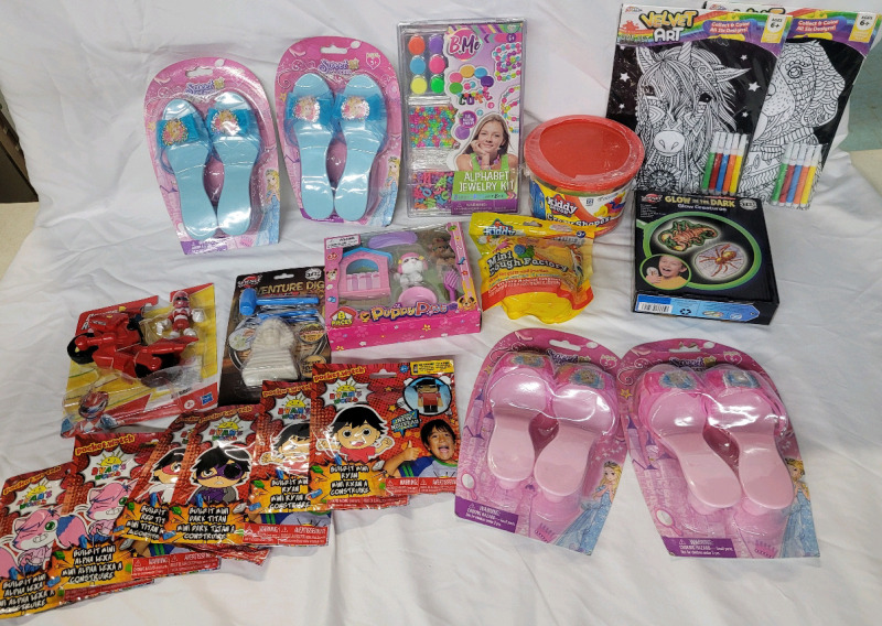 New - Large Children's Activity Play Lot . Everything in Photos
