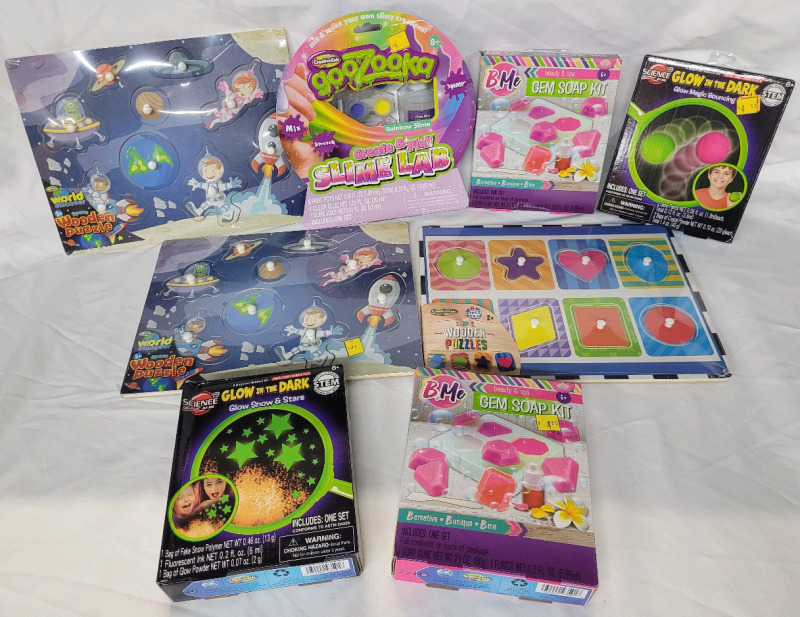 8 New Kids Activity Crafts & Games . See Photos