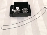 4 New Spinner Rings sz 9 + Necklace
