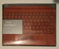 New | Microsoft Surface 3 Type Cover Red | * Retails $150+ * Not Tested *