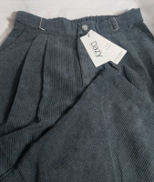 New | Size M Women's Dazy Ribbed Buckle Design Pants