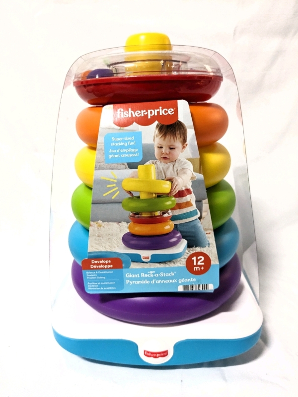 New FISHER-PRICE Giant Rock-a-Stack (12 Months+)