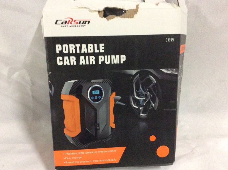 New CarSun Portable Car Air Pump