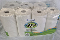 7 New Large Rolls of Ultra Quilted Paper Towels